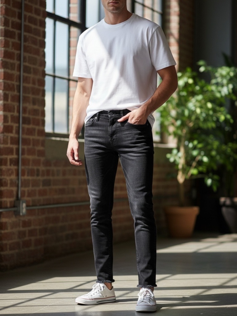 Abercrombie & Fitch Vintage Slim Jeans Mens 28x32 black